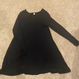 Old Navy Black swing dress